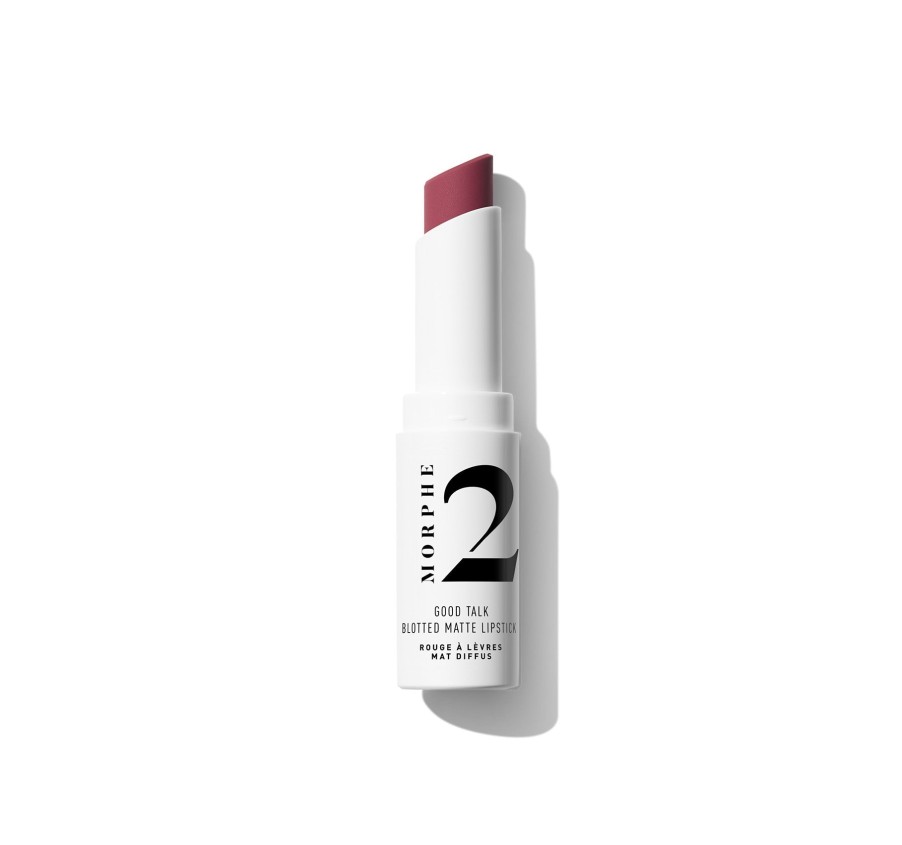Makeup Morphe Lipstick | Good Talk Soft Matte Lipstick- Rebel Red