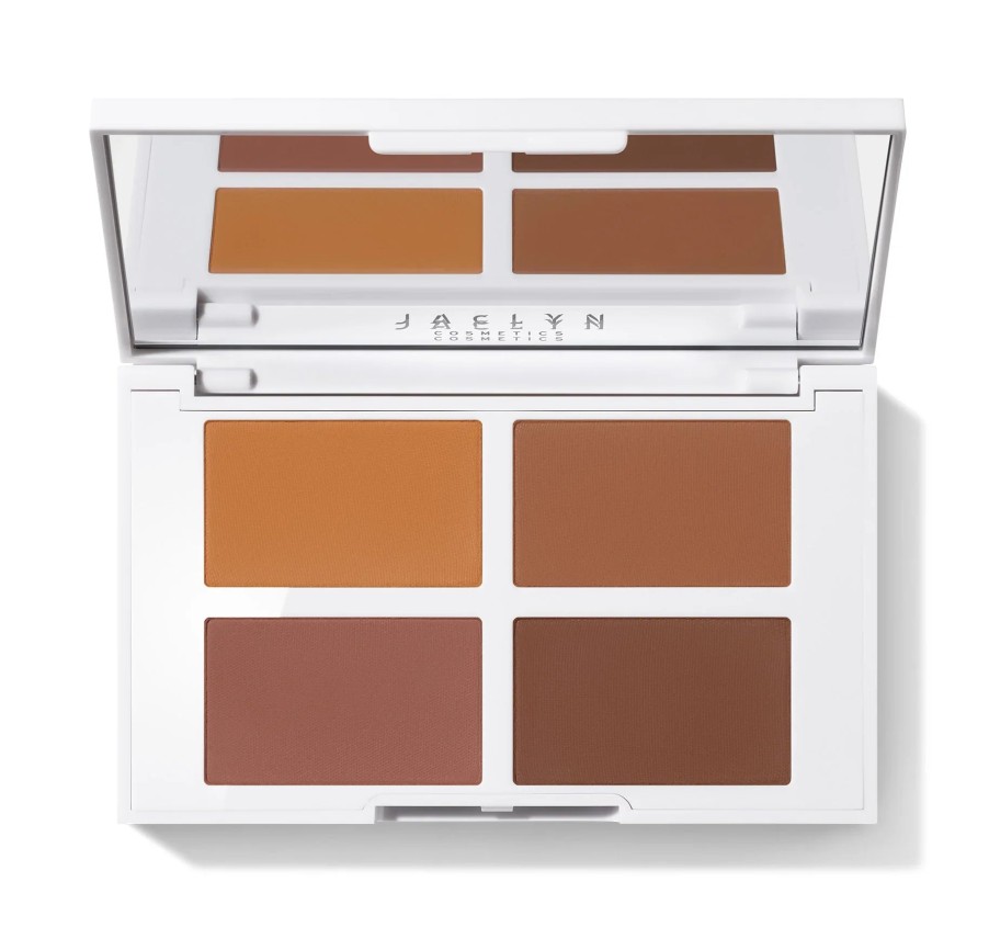 Makeup Morphe Cheek | Face It All Brightening & Setting Palette - Deep To Rich Complexion