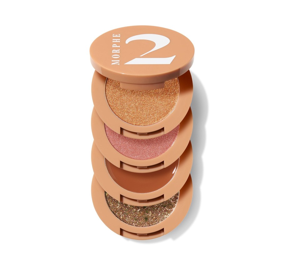 Makeup Morphe Cheek | Quad Goals Multi-Palette - Stay Golden
