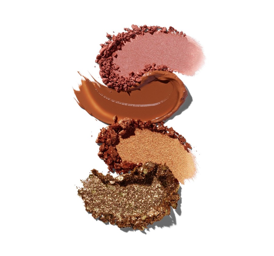 Makeup Morphe Cheek | Quad Goals Multi-Palette - Stay Golden