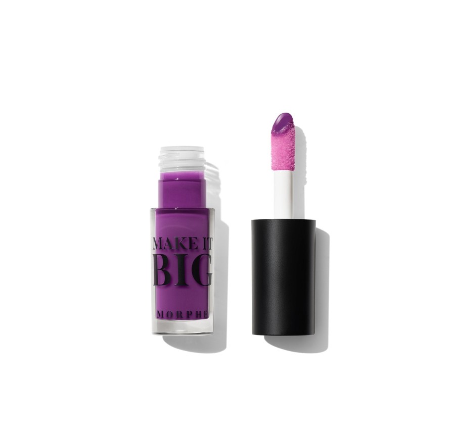 Makeup Morphe Lip Gloss | Make It Big Plumping Lip Gloss- Poppin' Purp