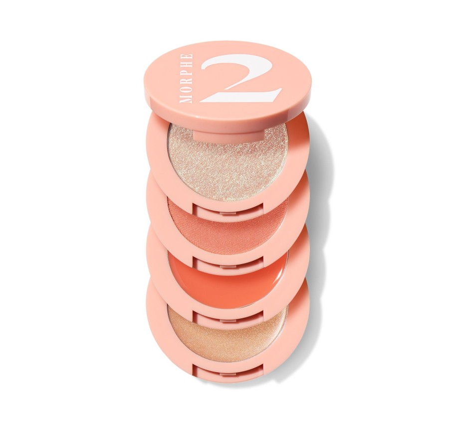 Makeup Morphe Cheek | Quad Goals Multi-Palette - Fresh Peach